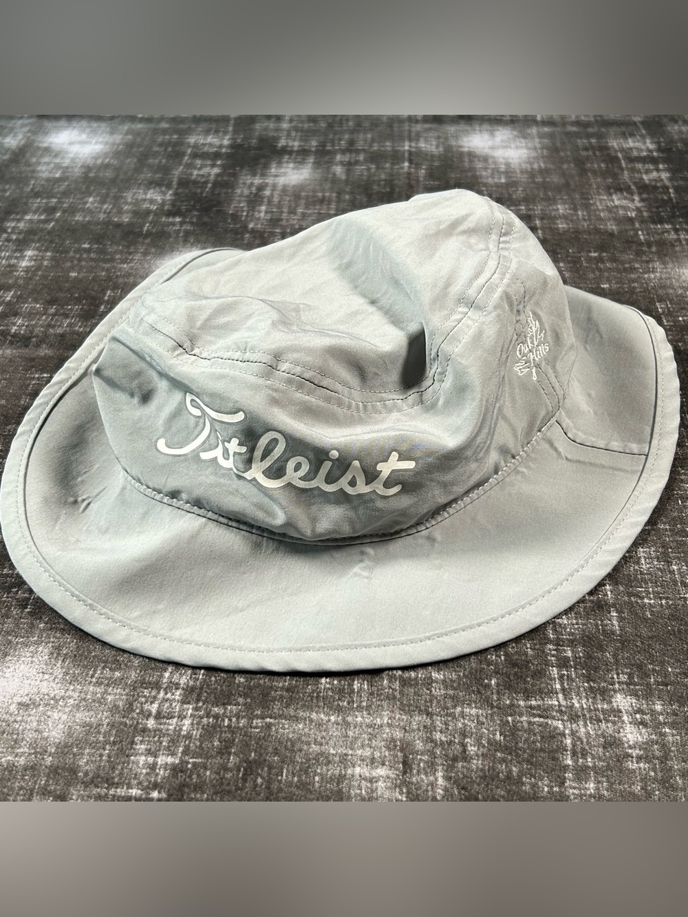 Titleist Breezer Gray Bucket Golf Hat Sun Protective Adjustable Cap "Oak Hills"